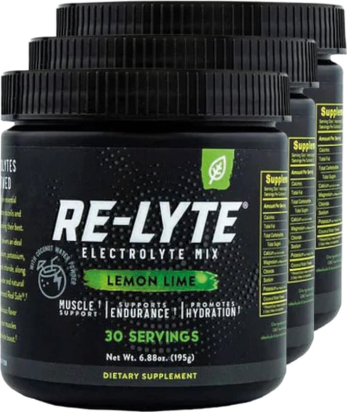 Re-Lyte | Hydration Drink Mix | Lemon Lime 204g | 3 stuks | 3 x 204g