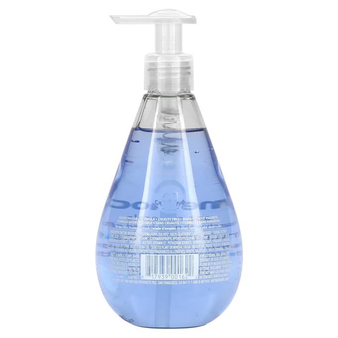 Méthode, lavage à la main, minéraux marins, 12 fl oz (354 ml) white