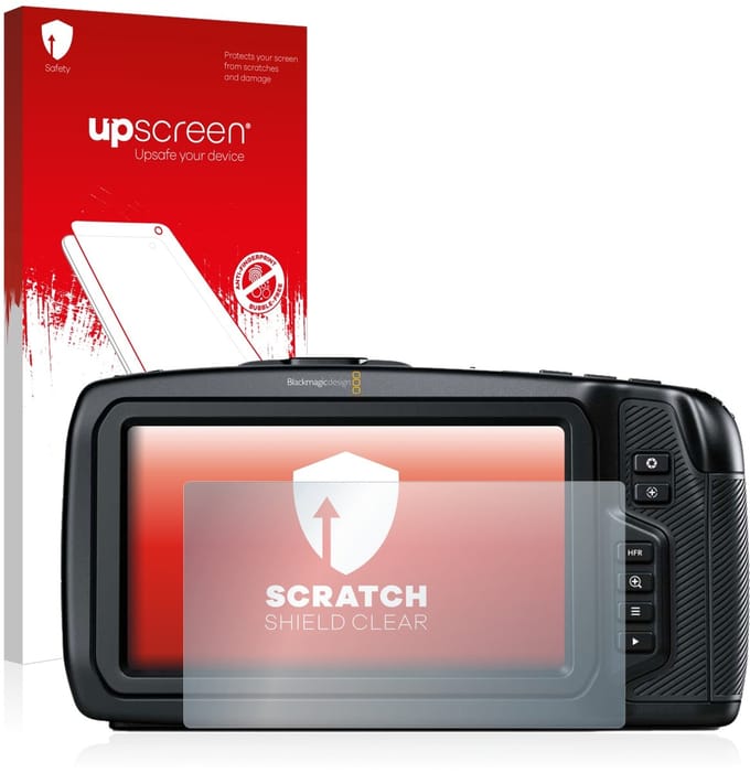 upscreen - Screenprotector voor Blackmagic Pocket Cinema Camera 4K / 6K - Folie Beschermfolie transparant