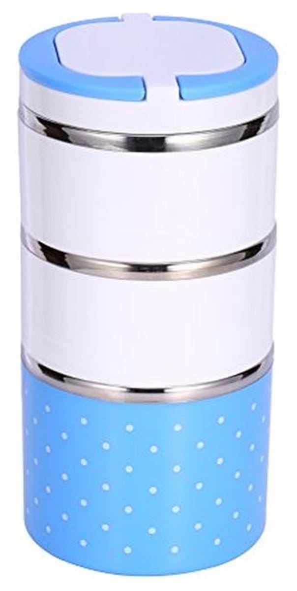 Stainless Steel Thermo Lunch Box - 1-3 Layers, Insulated Food Container