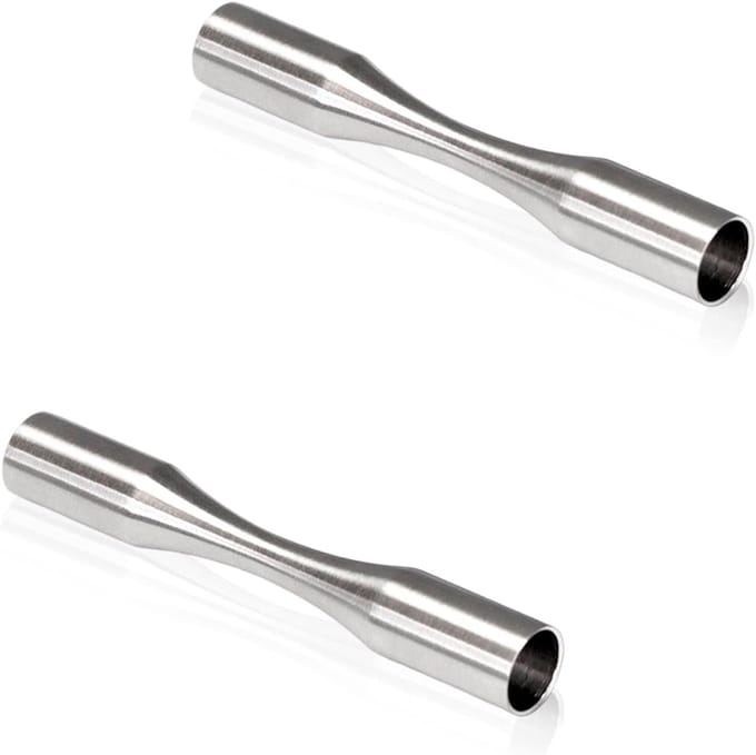 Flexibele Koppeling - Stangverbinder Rond - Balustrade Bouwen - Traploos Verstelbaar - Ø 10 mm - Zilverkleurig