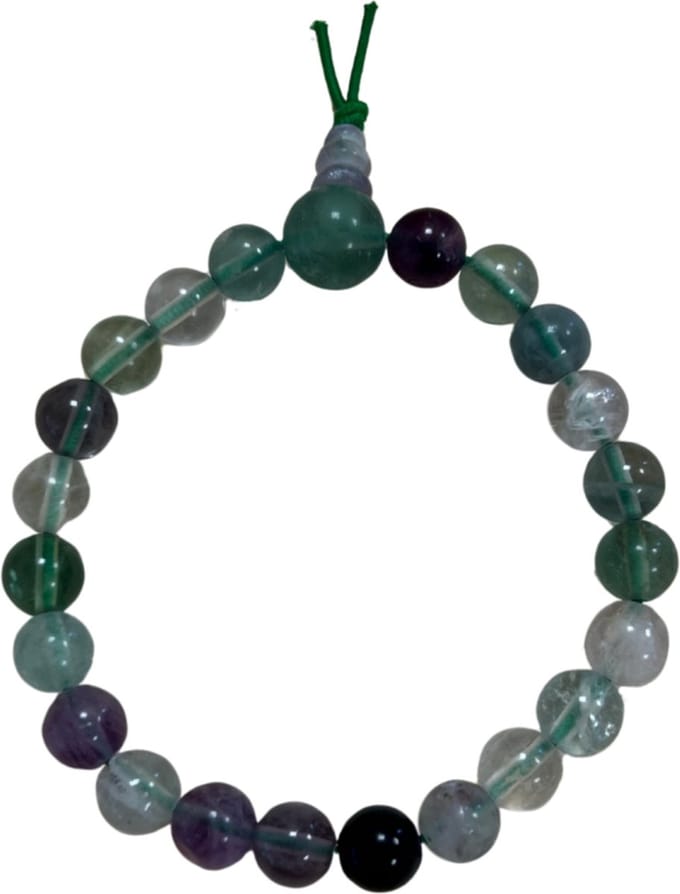 Fluoriet regenboog powerbead armband