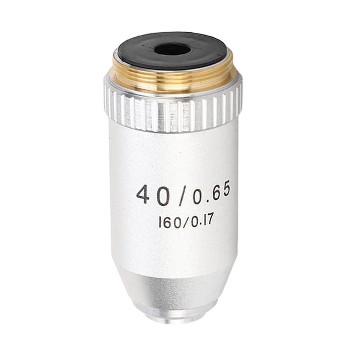 Objectif Acromatique 40X Taille RMS Laiton Acier Inoxydable Rebond Automatique Remplacement d'Objectif de Microscope