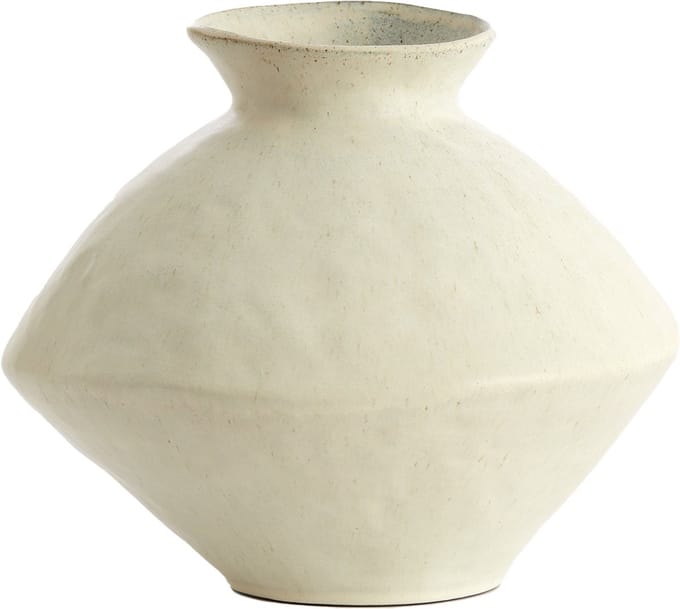 Light&living Vaas deco Ø34x27,5 cm BEATO mat crème-zand