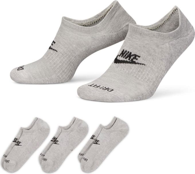 3 paar Nike Everyday Plus gedempte footiesokken Dri-Fit DN3314