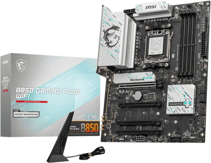 MSI B850 GAMING PLUS WIFI - Moederbord - AMD B850 - ATX - Socket AM5