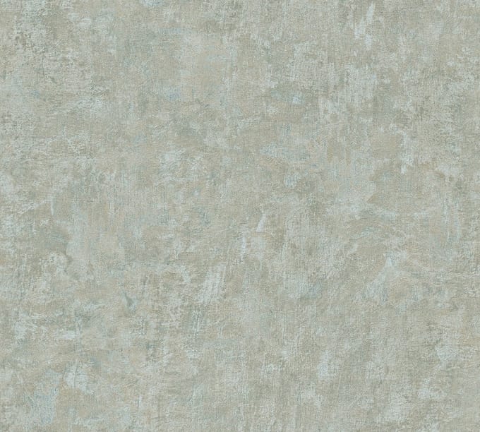UNI BEHANG | Used look - Groen Blauw - A.S. Création Natural Living D`eco
