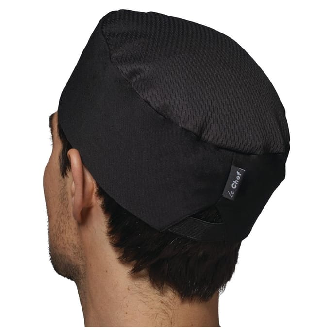 Le Chef Staycool koksmuts (Zwart)