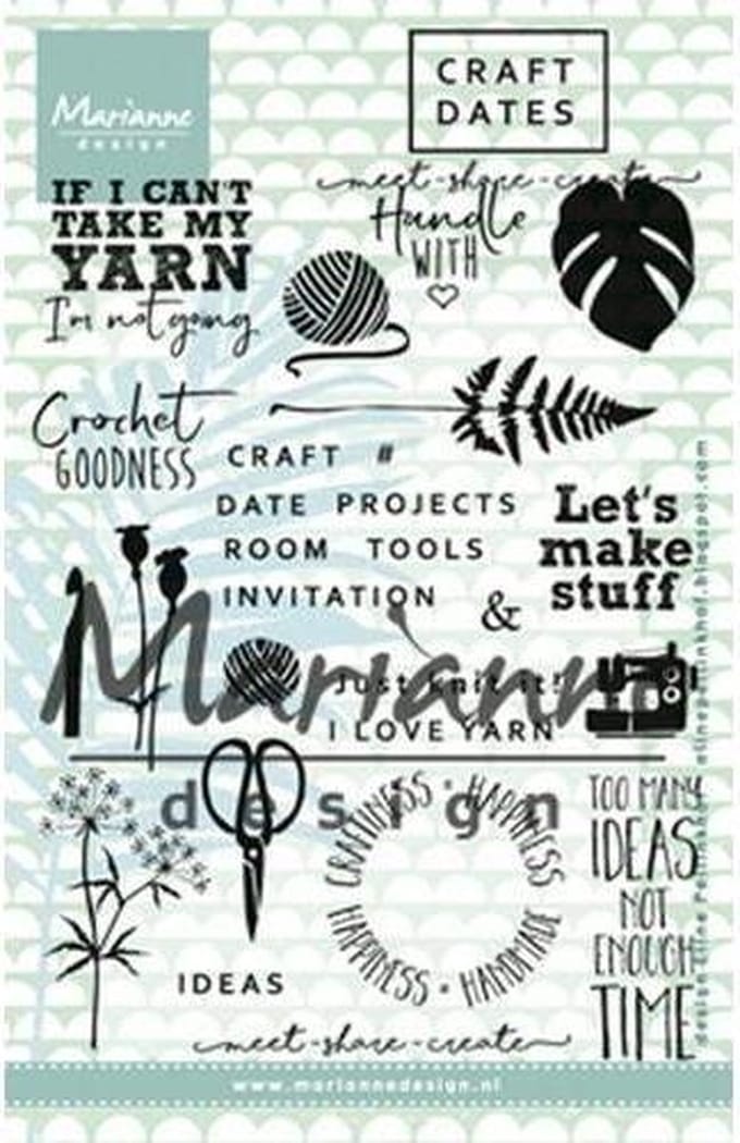 Marianne Design Stempel Craft dates 1 EC0166