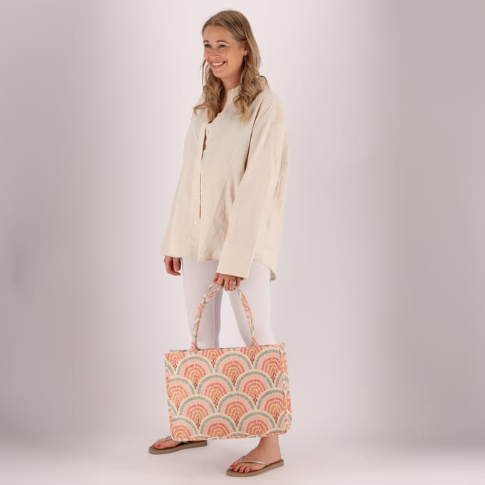 Strandtas Dames - Earth - Met ritssluiting  - One Size
