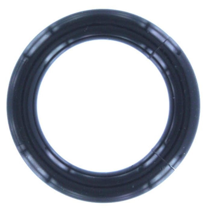Acryl Smooth Segment Ring  piercing Zwart - 3 mm