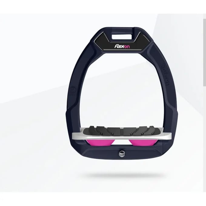 Veilige rijstijgers Schuin Grip Marine/Grijs/Roze Flex-On Safe-On