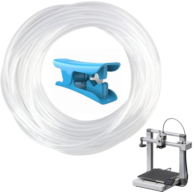 Dailygoods - 5 m PTFE-Buis voor 3D-Printers - Teflon-Slang met Snijder