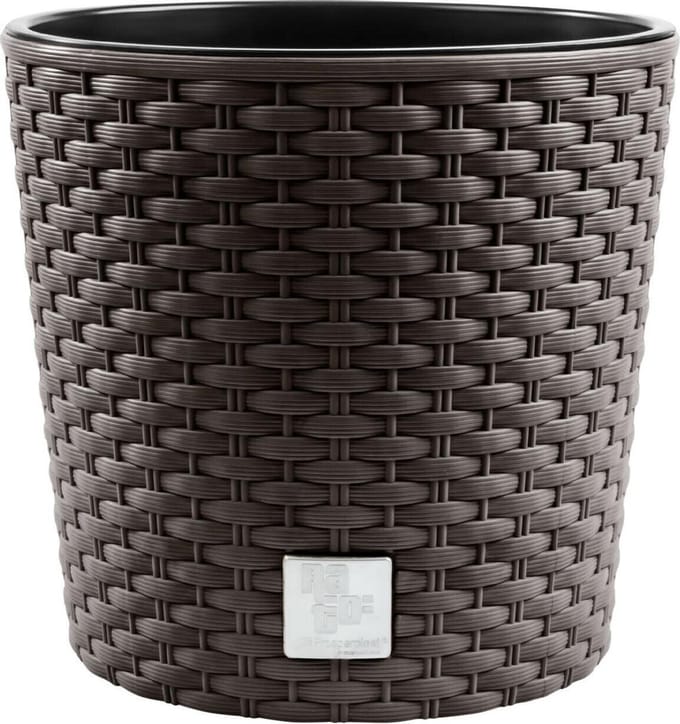 Bloempot met inzet Prosperplast Rato Round DRTUS200L-440U umbra