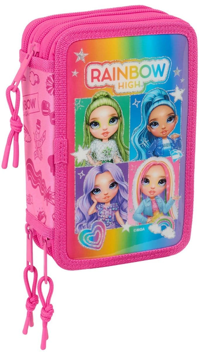Safta Triple Filled Rainbow High Shine Etui 36 Stukken Roze Man