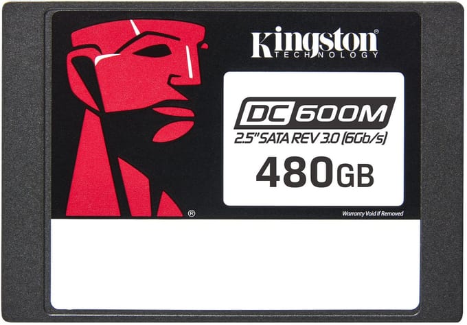 Kingston Technology 480G DC600M (gemengd gebruik) 2,5 inch Enterprise SATA SSD
