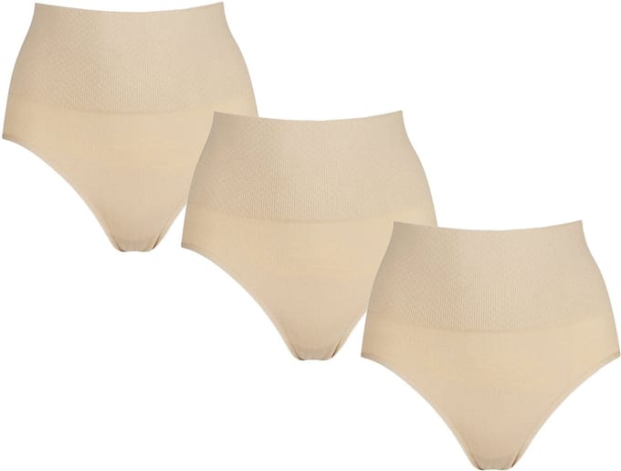 3-pack Dames correctie slip W735 van J&C Huid - maat S/M