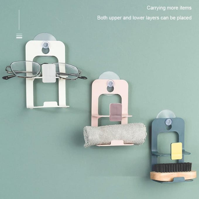 Support d'éponge de cuisine auto-adhésif pour évier, égouttoir à éponge, support de rangement, égouttoir d'évier de cuisine, accessoires rose