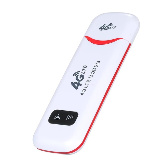 4G LTE USB-modem 4G-router Mobiele WiFi-hotspot met SIM-kaartsleuf 150 Mbps DL 50 Mbps UL Max 10 EU Version rood