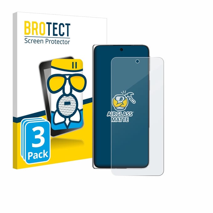 BROTECT - Screenprotector voor Oppo Find N5 - Folie Beschermfolie Beschermglas matte 3 Stuks