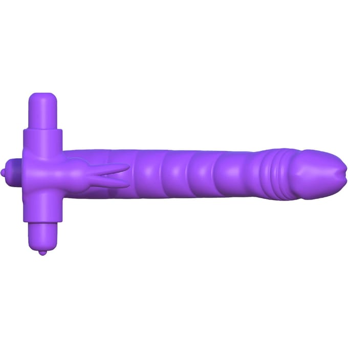 Fantasy C Ringz Double Penetrator Rabbit Cockring Met Dildo
