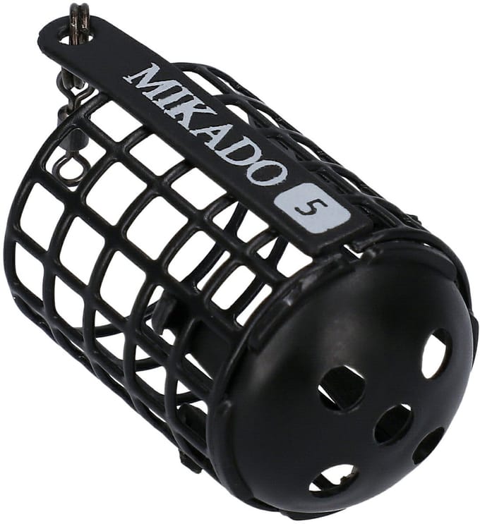 Mikado Feeder Korf 5g – Voerkorf met Bodem – Method Feeder voor Witvis – Zwart