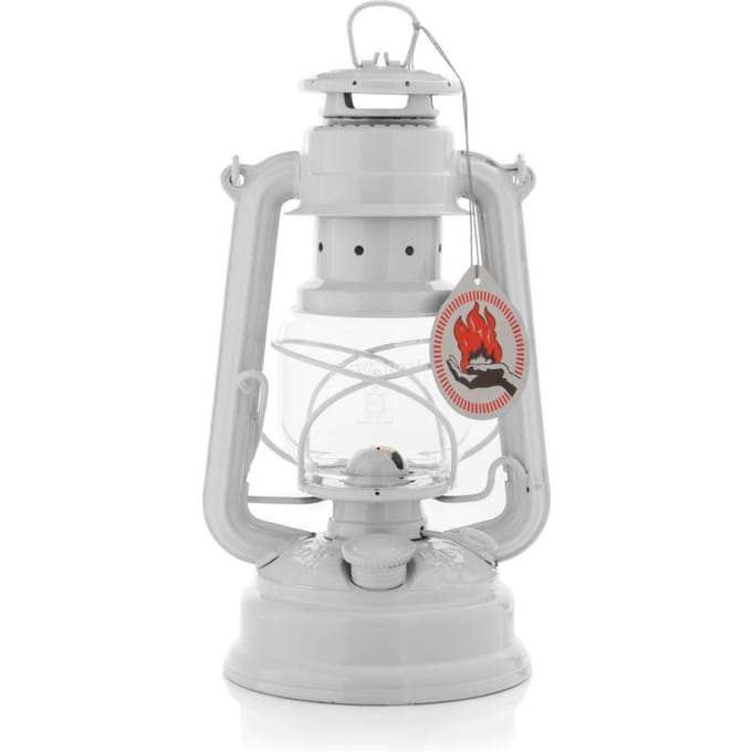 Feuerhand Stormlantaarn Baby special 276 - Wit - 13.5x15x26.5cm - Modern