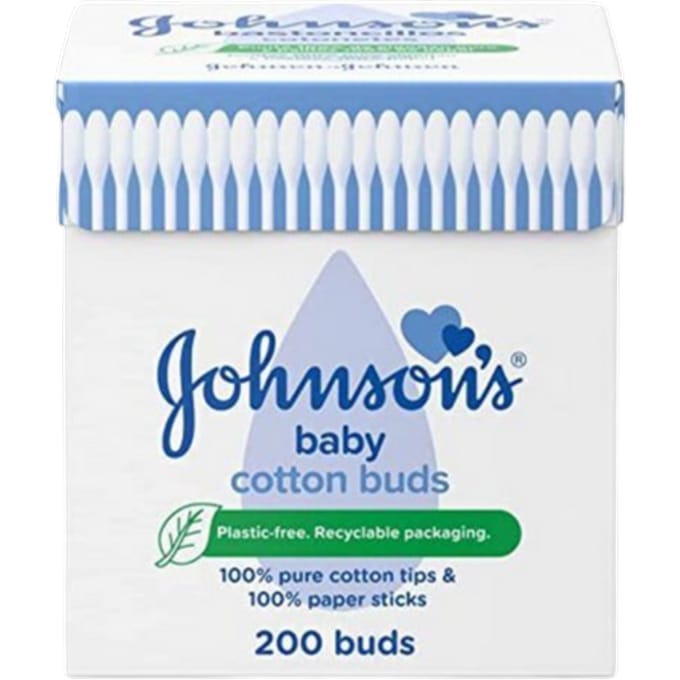 Johnson's Baby Wattenstaafjes - 200 stuks