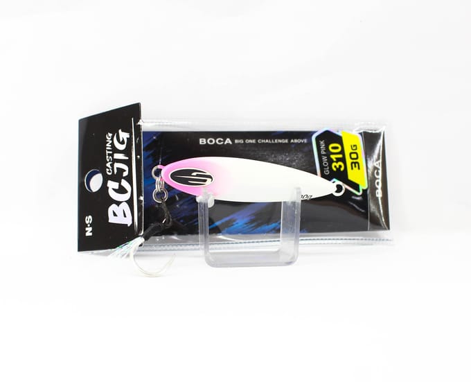 NS Black Hole Metal Jig Boca 30 grammes 310 Rose Luminescent (7117)