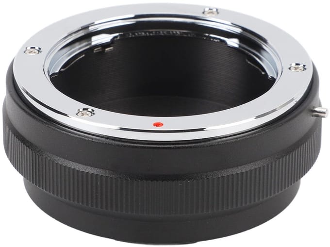 Dailygoods - Lensvattingadapter - MD-lens naar FX-adaptercamera - Handmatige focus - Compact formaat - Compatibel met verschillende camera's - Voor cr...