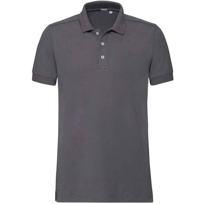 Russell Heren Piqué Stretch Poloshirt (Konvooi Grijs)