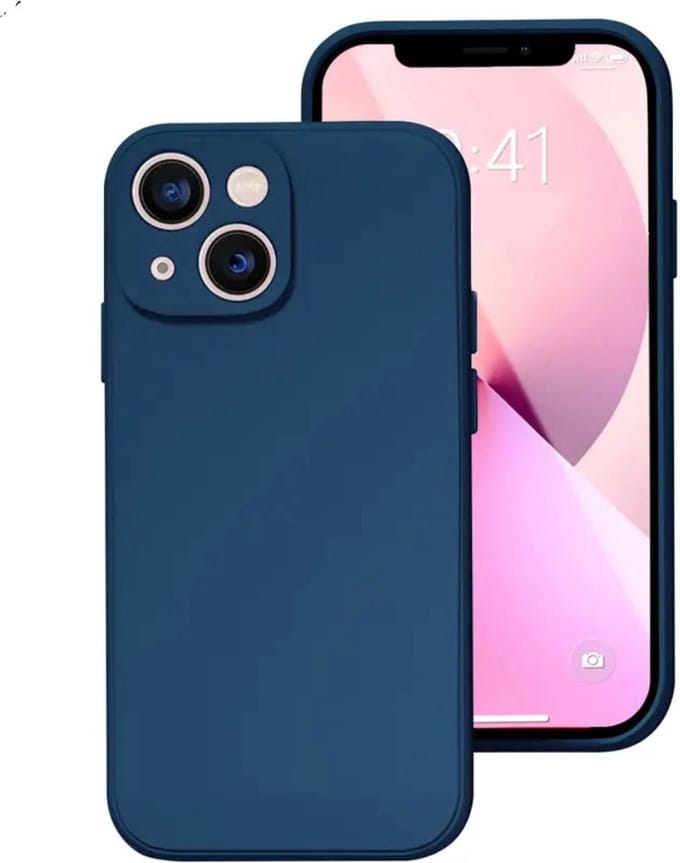 iPhone 14 Hoesje - Zwart - Case voor iPhone 14 - Silicone - Telefoonhoesje - OXILO