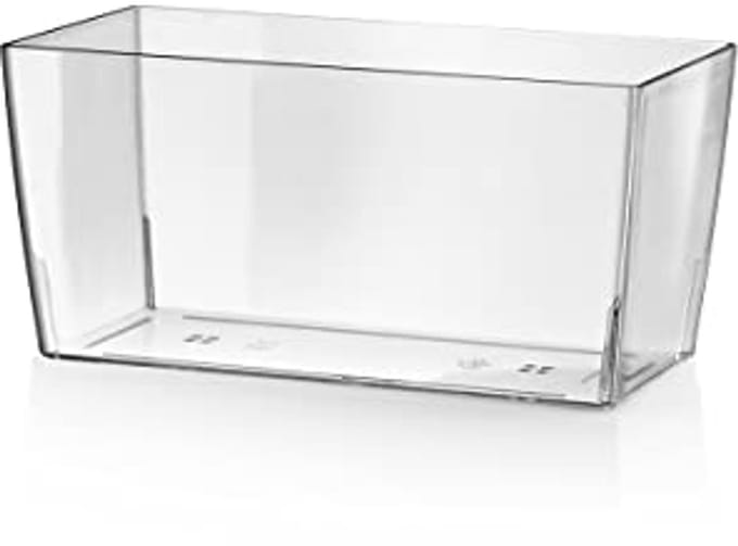 Transparante Bloempot 26 x 13 x 13 cm