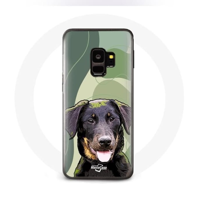 Case voor Samsung Galaxy S9 plus Beauceron Black Dog Breed