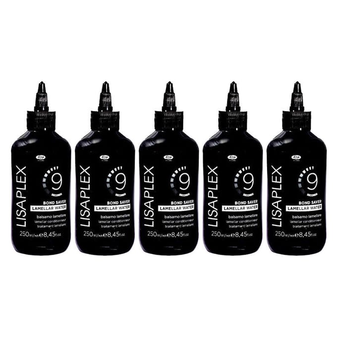 5x Lisap Lisaplex Bond Saver Lamellar Water 250ml