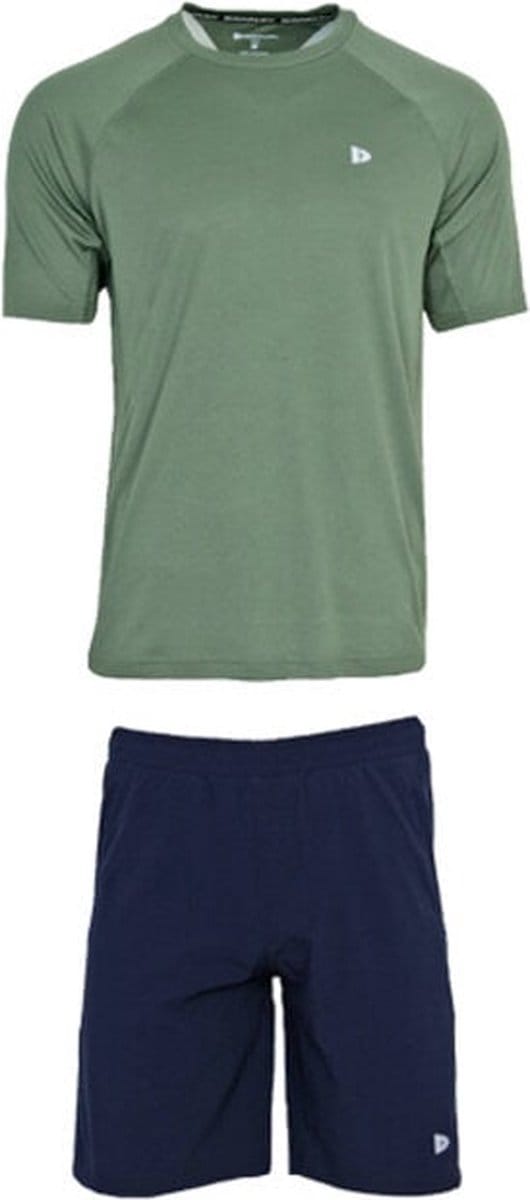 Donnay - Multi Sportset Jim - Trainingsset - Navy/Jungle green (547) - maat XL