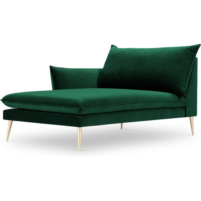 Chaise Longue Elio links velvet | Milo Casa