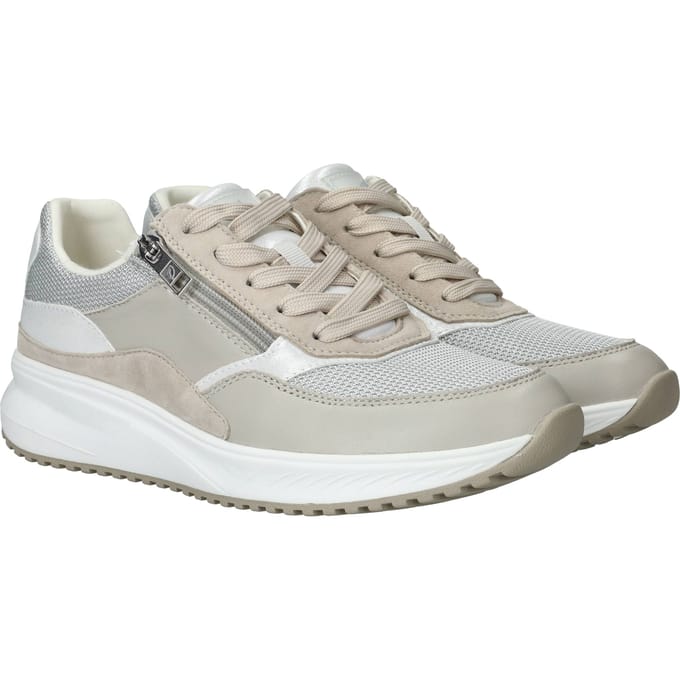 Waldläufer Mara Sneakers - Suède - Dames - Grijs - Maat 40