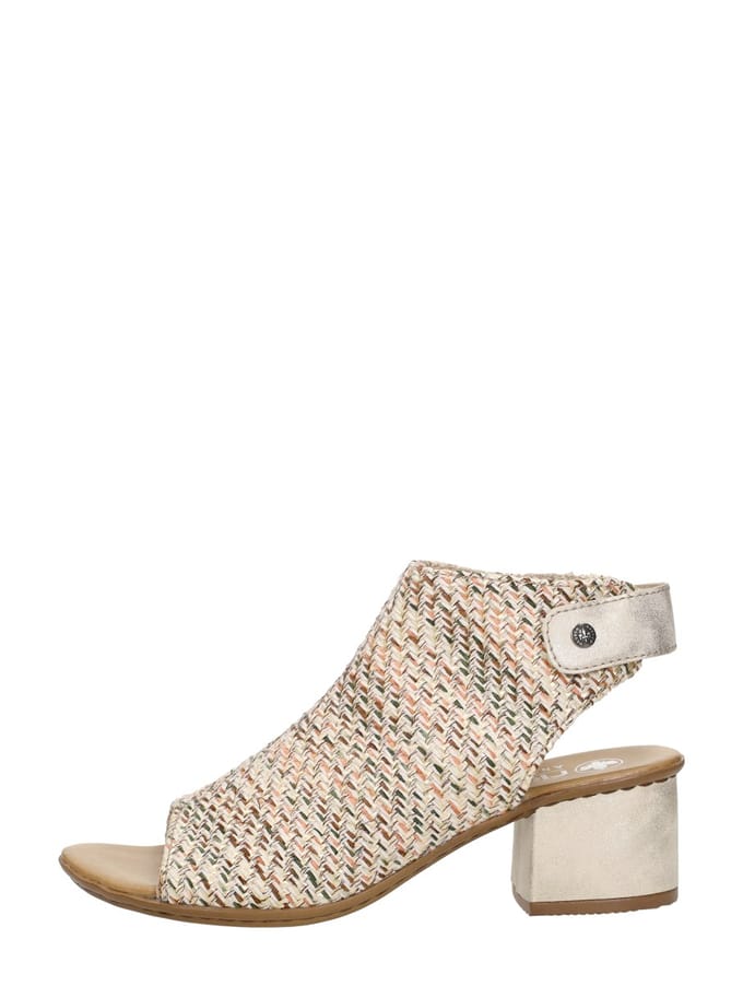 Rieker -Dames - beige - sandalen - maat 37