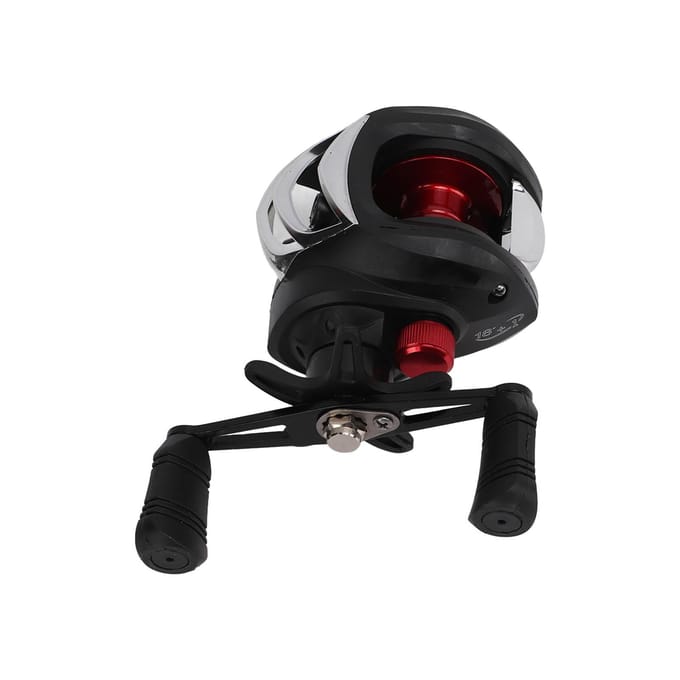 7.2:1 High Speed Baitcasting Reel Lichtgewicht 18+1BB Magnetische Rem Viswiel(Linkerhand ) black