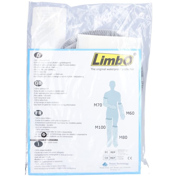 LimbO Douchehoes Onderbeen - Normaal (73 cm, gipsomtrek 39-54 cm)