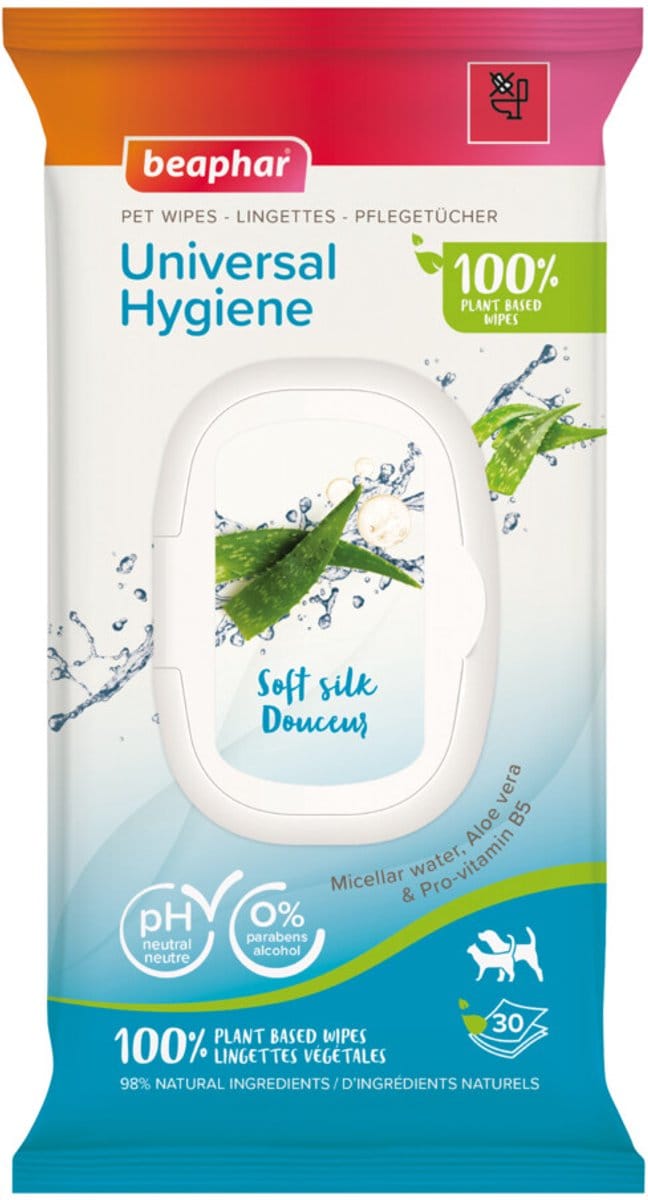 Beaphar Dierendoekjes Universal Hygiene - 10 x 30 stuks - Voordeelverpakking