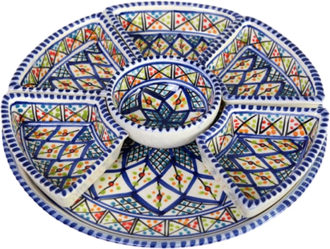 Dishes & Deco Shebka Aperoschaal - Ø34xH10cm