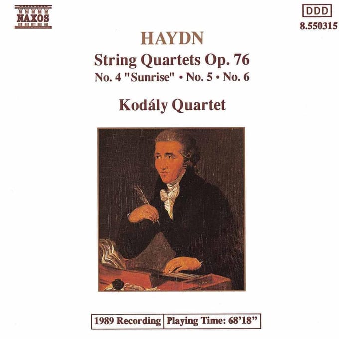 Kodály Quartet - Haydn: String Quartets Op. 76, Nos. 4-6 (CD)