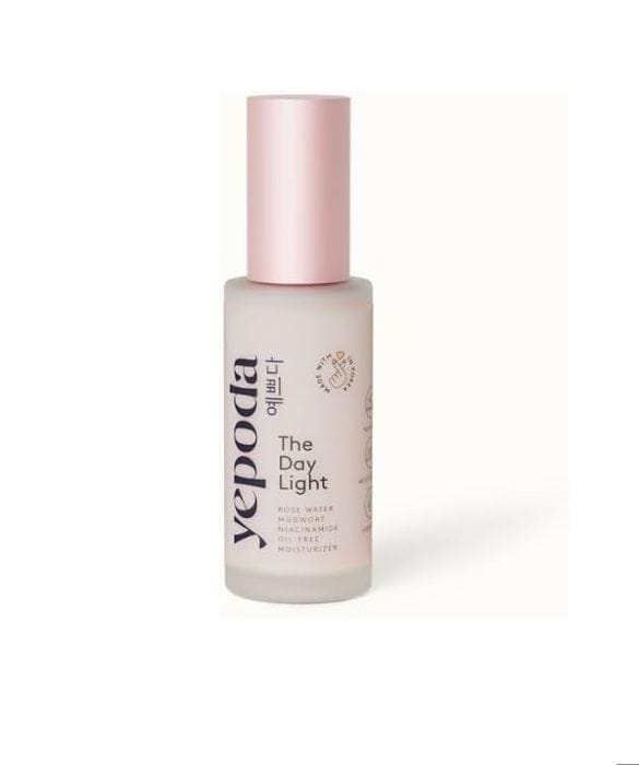 Hydraterende crème - YEPODA - The Day Light - 50 ml - Hyaluronzuur - Rozenwater
