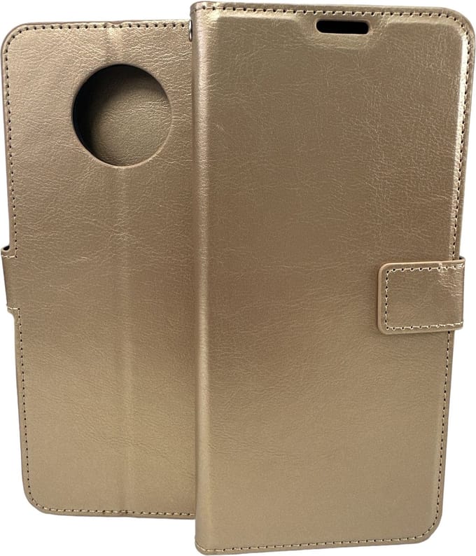 Portemonnee Book Case Hoesje Geschikt voor: Nokia G50 -  goud