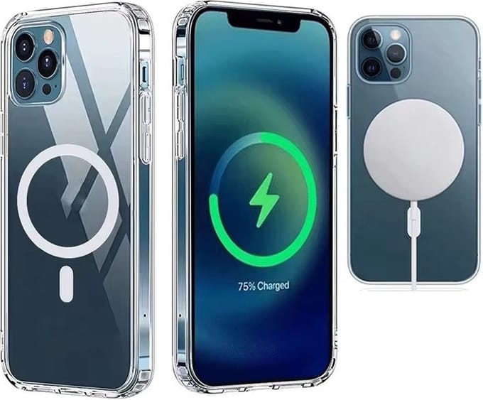 Techgrip - Hoesje geschikt voor iPhone 15Pro Transparant Magsafe Compatible