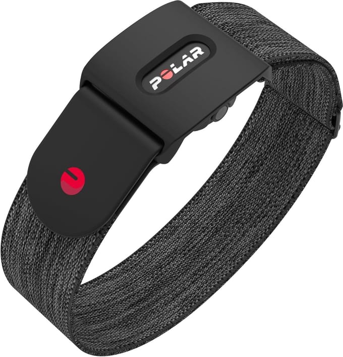 Hartslagsensor - Optische Sensor - Sport Training - Waterdicht tot 50m - 19 gram - Grijs
