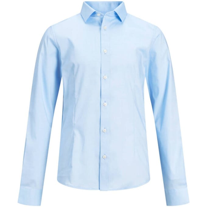 JACK&JONES JUNIOR JPRPARMA SHIRT L/S NOOS JNR Jongens Overhemd - Maat 128