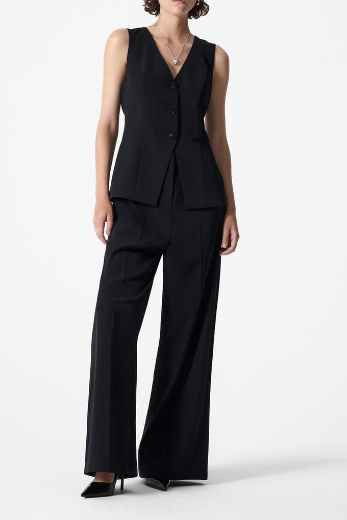 French Connection Vinnie Tailored Jumpsuit Black Black Größe: 14 | Jumpsuits Outlet | Damen | Schwarz